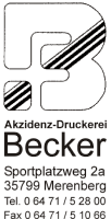Logo Akzidenzdruckerei Becker